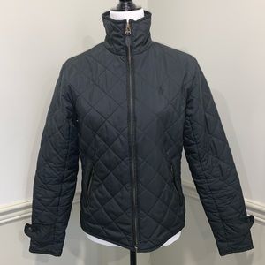 Ralph Lauren Black Quilted Puffer Jacket